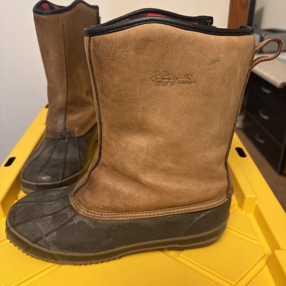 Field & Forest Thinsulate Ultra Duck Boots Men's‎ 13 Steel Shank Waterproof